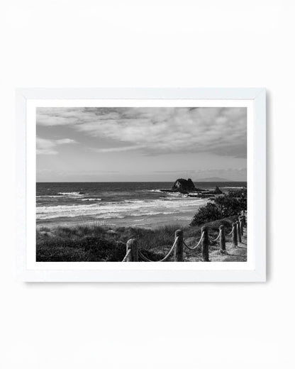 Rolling in, Mangawhai (B+W)