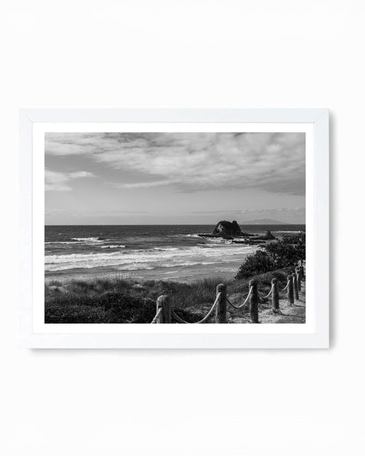 Rolling in, Mangawhai (B+W)